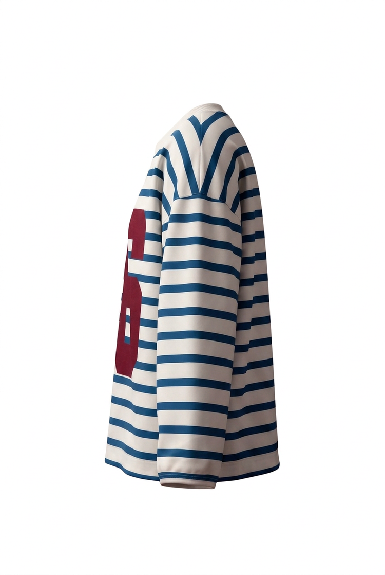 Striped Tee - Navy 36
