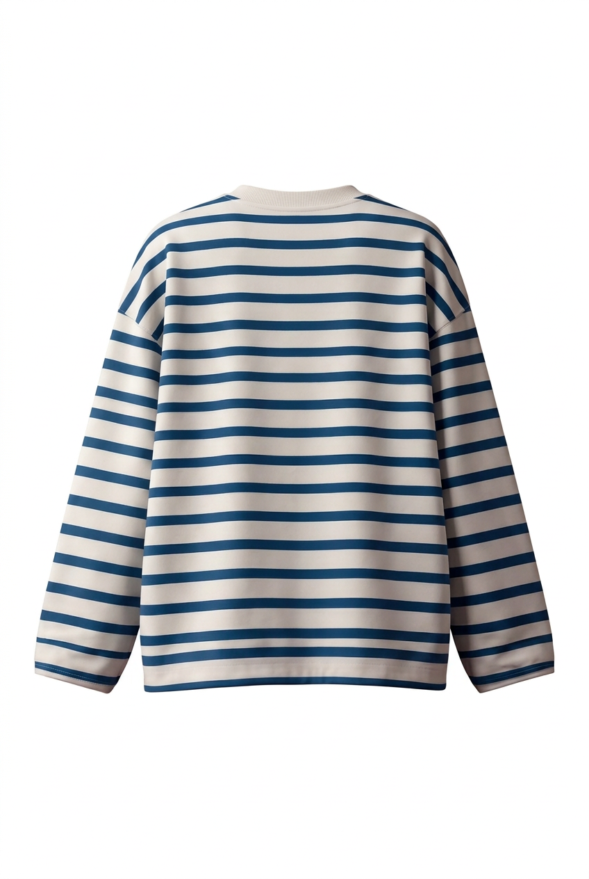 Striped Tee - Navy 36