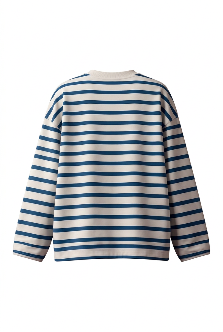 Striped Tee - Navy 36