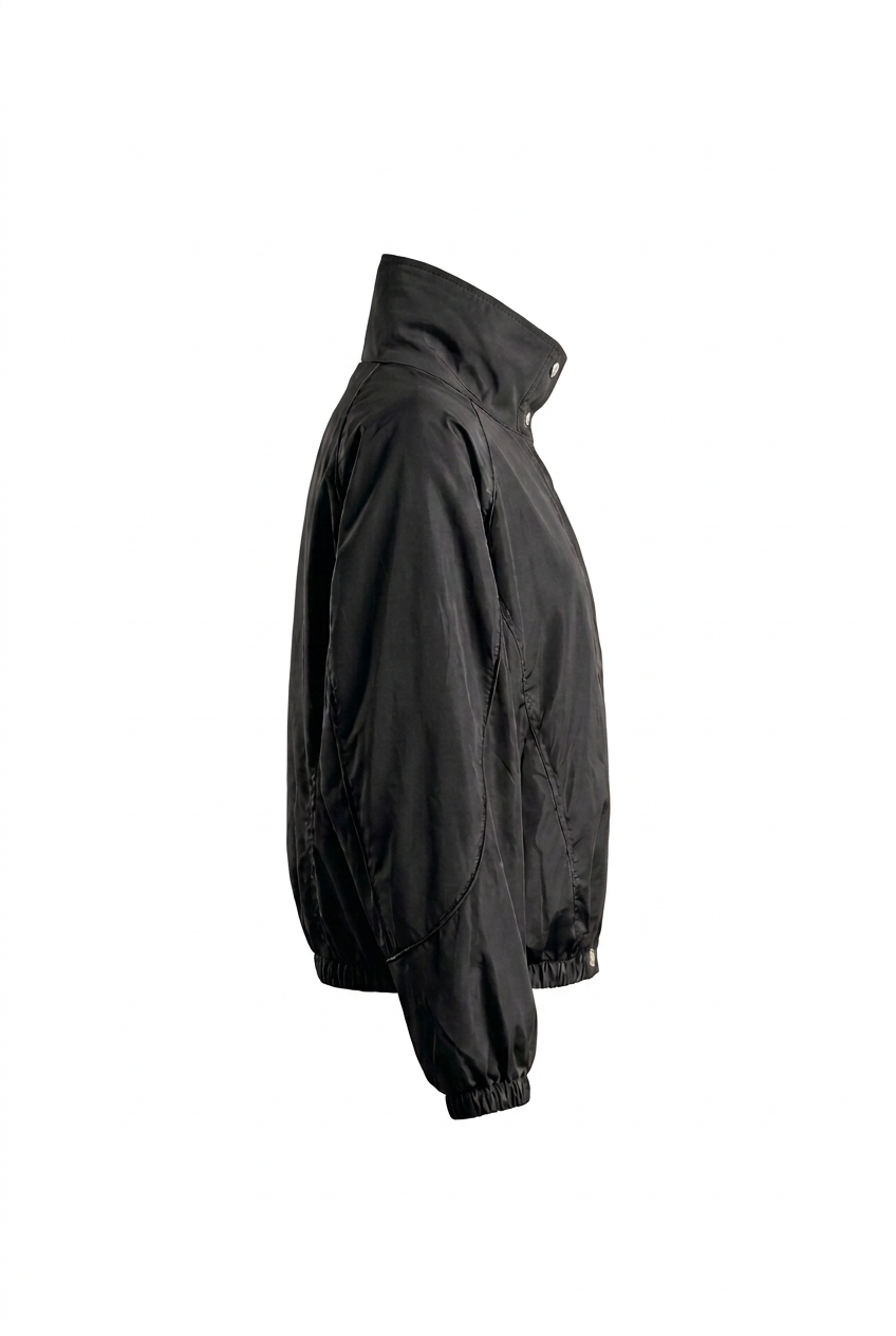 Waterproof Jacket - Black side view